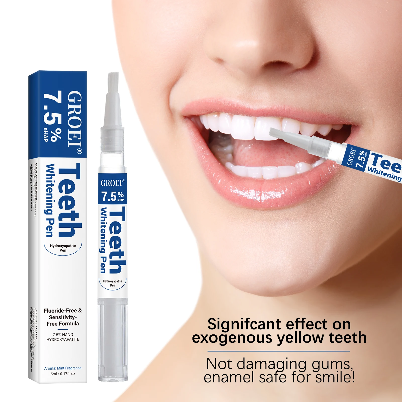 Teeth Whitening Gels Used By Dentists - Hydroxyapatite Tand Whitening Pen Oogverblindende Witte