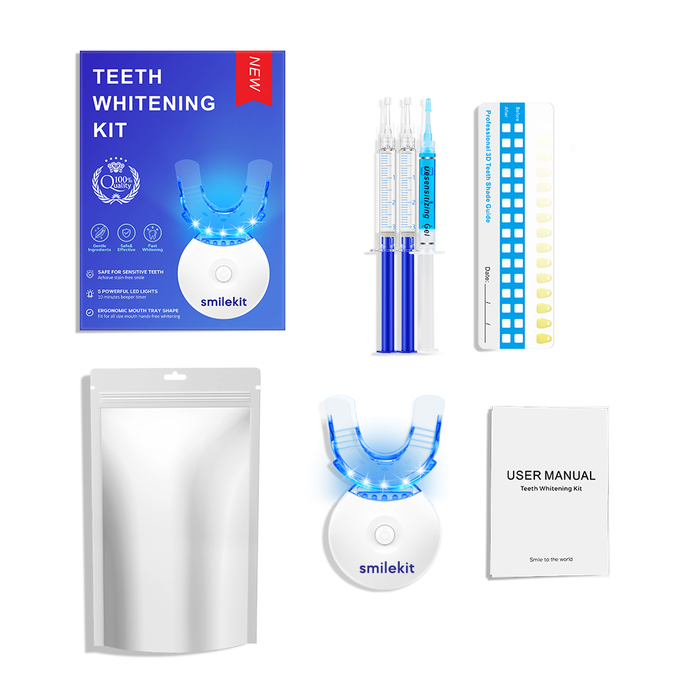 Teeth Whitening Foam - Tandenbleekset - 5X LED-lichttandenbleekmiddel met 35%