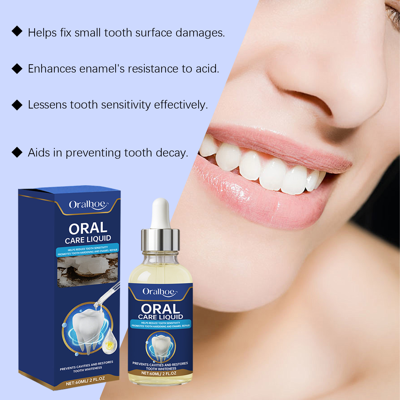 Enamel Repair Serum - Tanden Whitening Essentie Verwijderen Tandsteen Vlekken