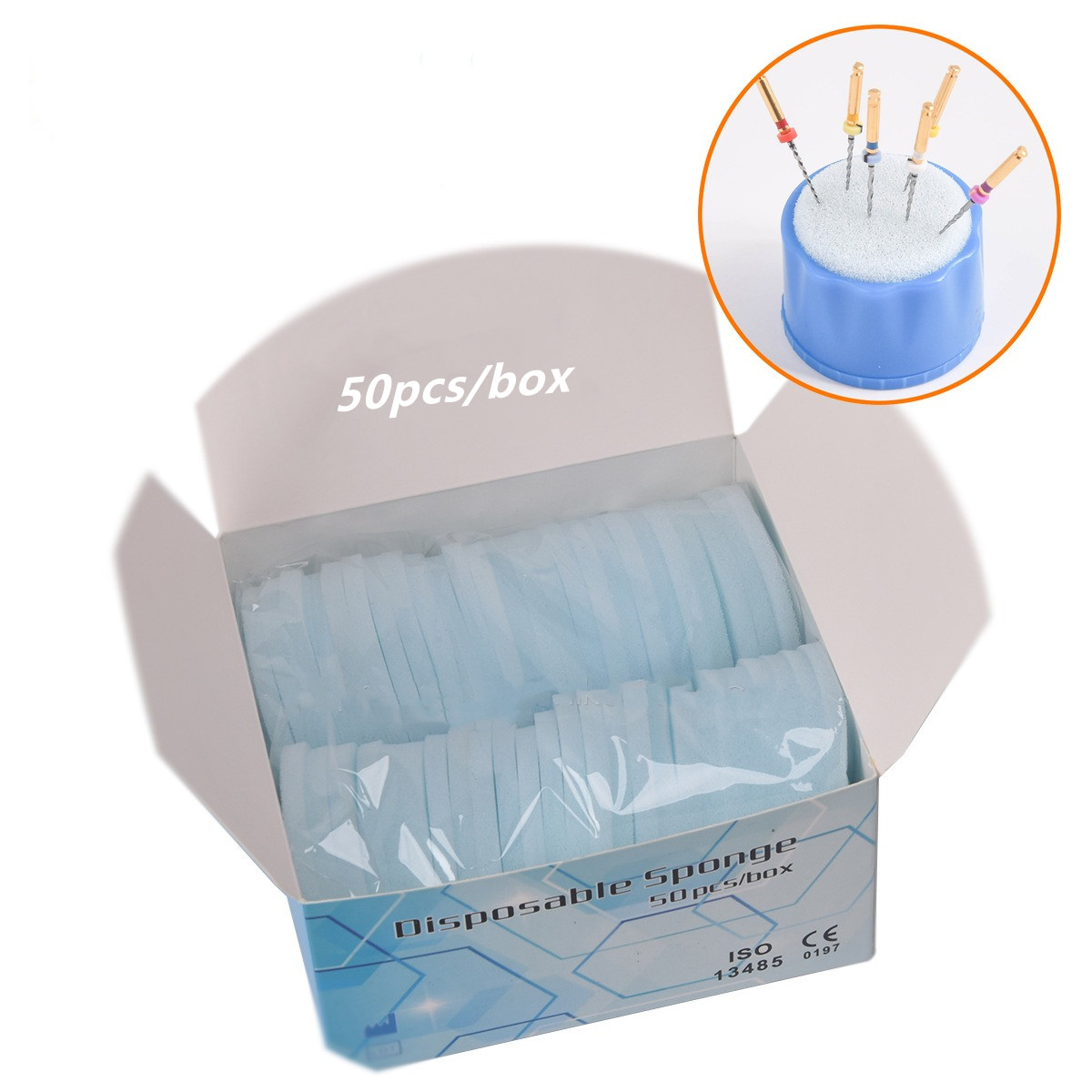 Teeth Whitening Foam - 50 Stuks Wegwerp Spons Zachte Tandarts