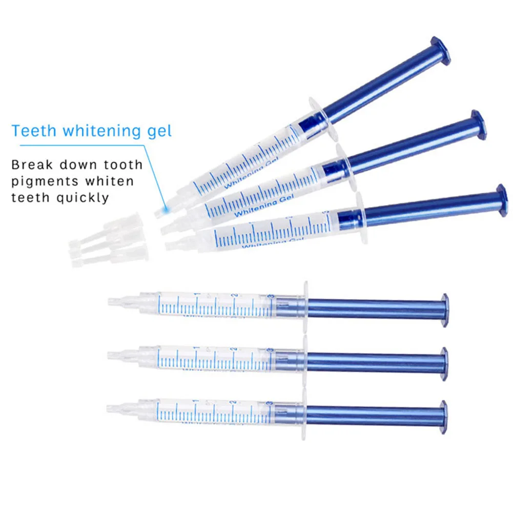 Teeth Whitening Charcoal Powder - 3ML Tanden Whitening Gel Spuit Carbamide
