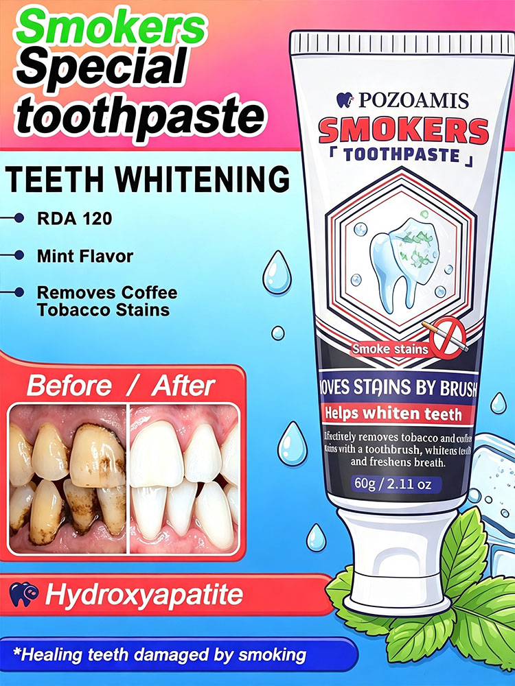 Teeth Whitening In Office - POZOAMIS 30% Hydroxyapatiet Tandpasta, Voor thuisgebruik,