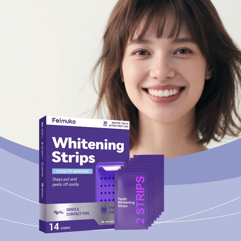 Teeth Whitening Effective - Tandenbleekstrips Effectieve, veilige bleekstrips voor gevoelige