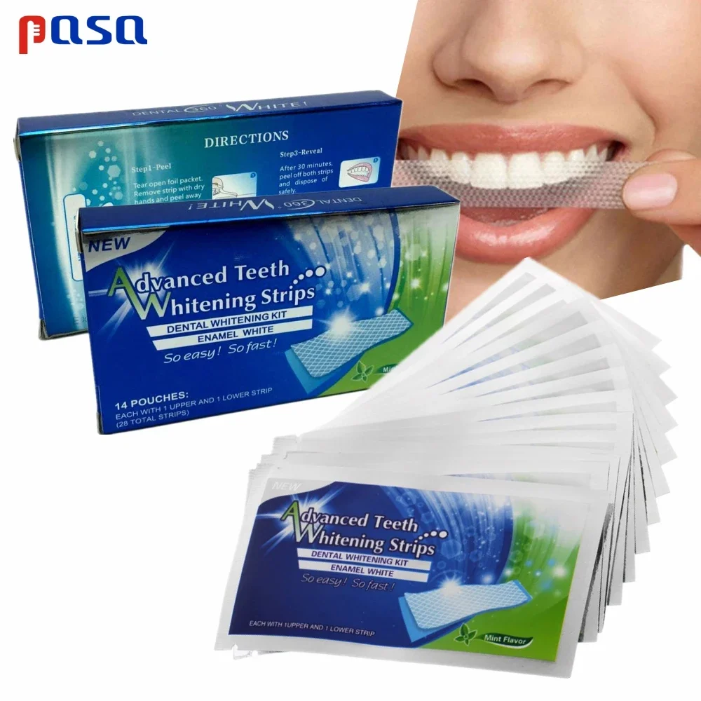 Teeth Whitening Effects - 14/28pcs 3D Tanden Whitening Strips Met