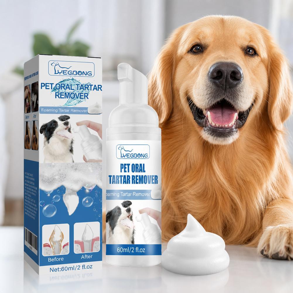 Teeth Whitening Foam - 60ml Schuimende mondreiniger voor huisdieren, voor