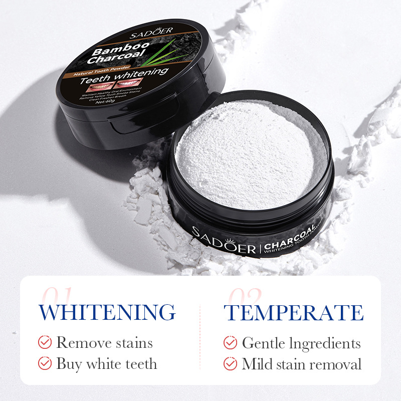 60g Tand Whitening Poeder Acti - Teeth Whitening Charcoal Powder recensie en prijs