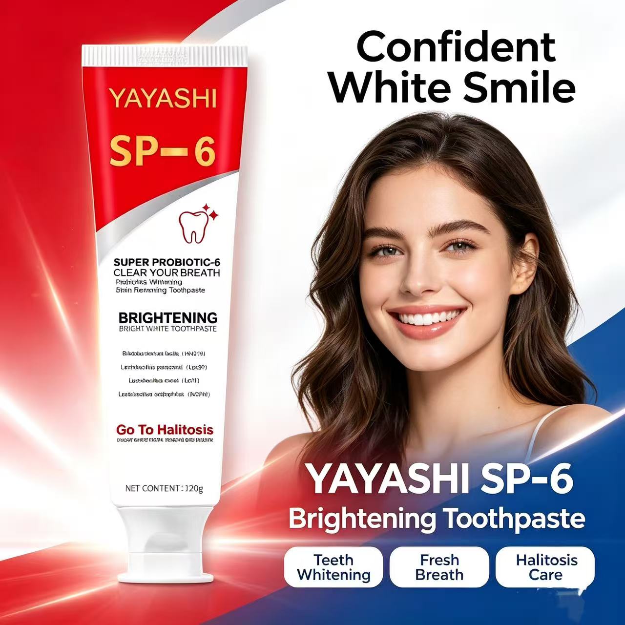 Sp-6 Probiotische Tandpasta Ve - Teeth Whitening Toothpaste recensie en prijs