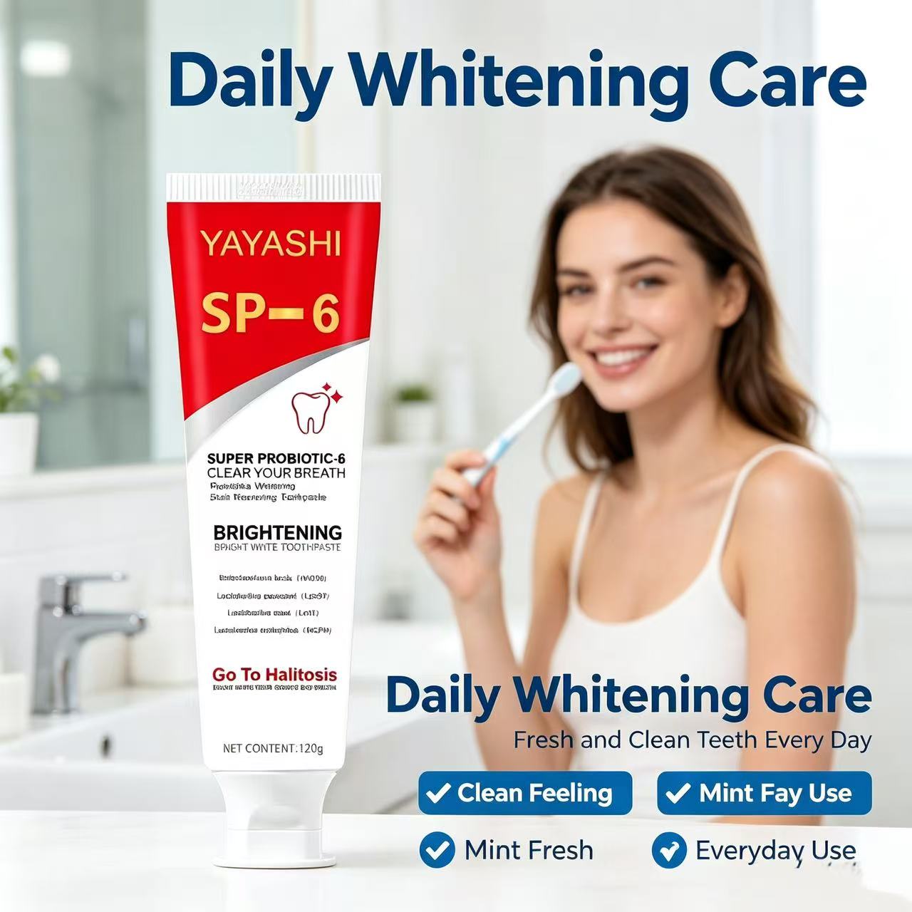 Sp-6 Probiotische Tandpasta Ve - Teeth Whitening Toothpaste recensie en prijs