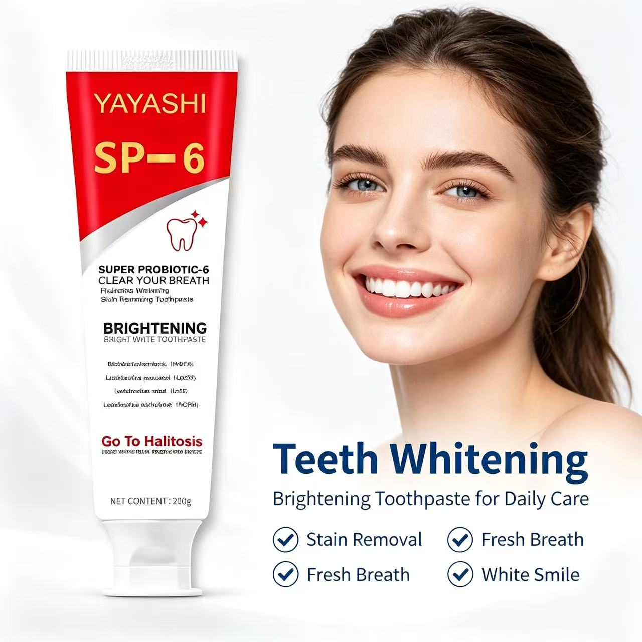Sp-6 Probiotische Tandpasta Ve - Teeth Whitening Toothpaste recensie en prijs