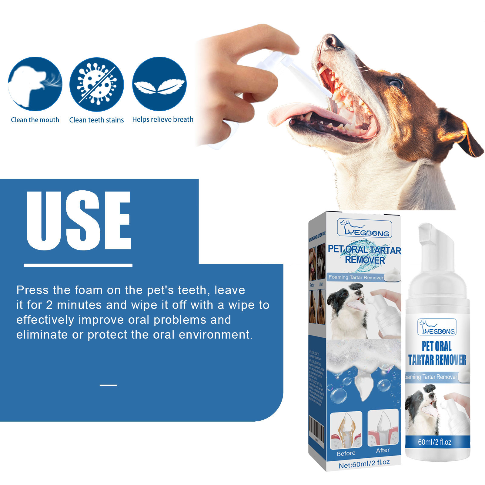 Yegbong Tandsteenverwijderaar  - Teeth Whitening Foam recensie en prijs
