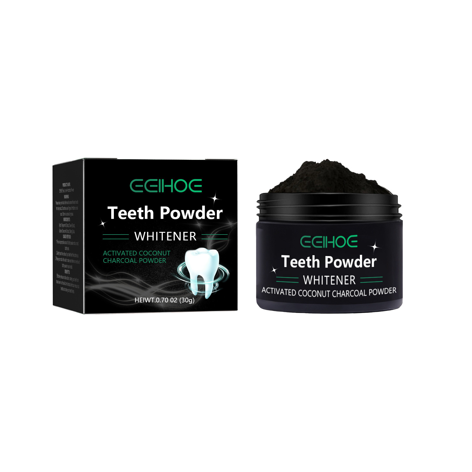 EELHOE Houtskool Poeder voor T - Teeth Whitening Charcoal Powder recensie en prijs