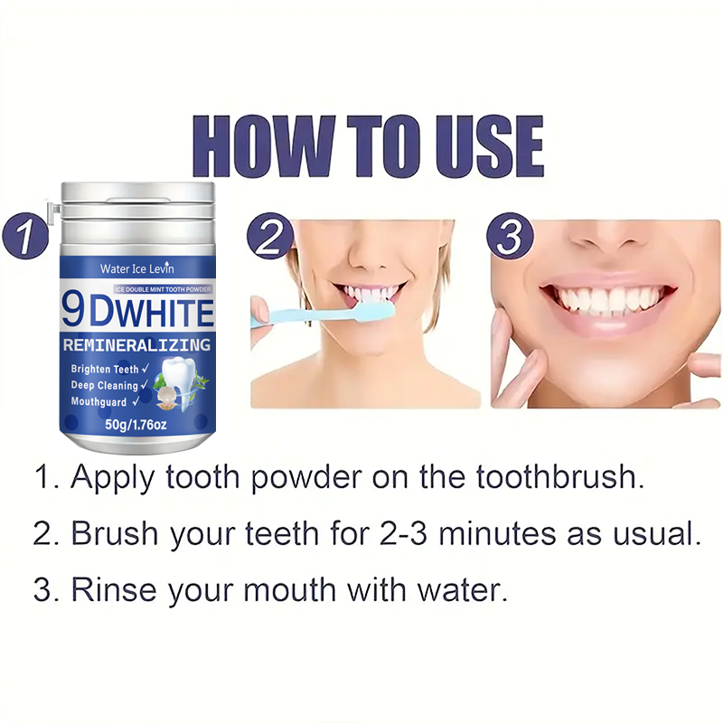 9D White Ice Double Mint Tandp - Teeth Whitening Baking Soda recensie en prijs