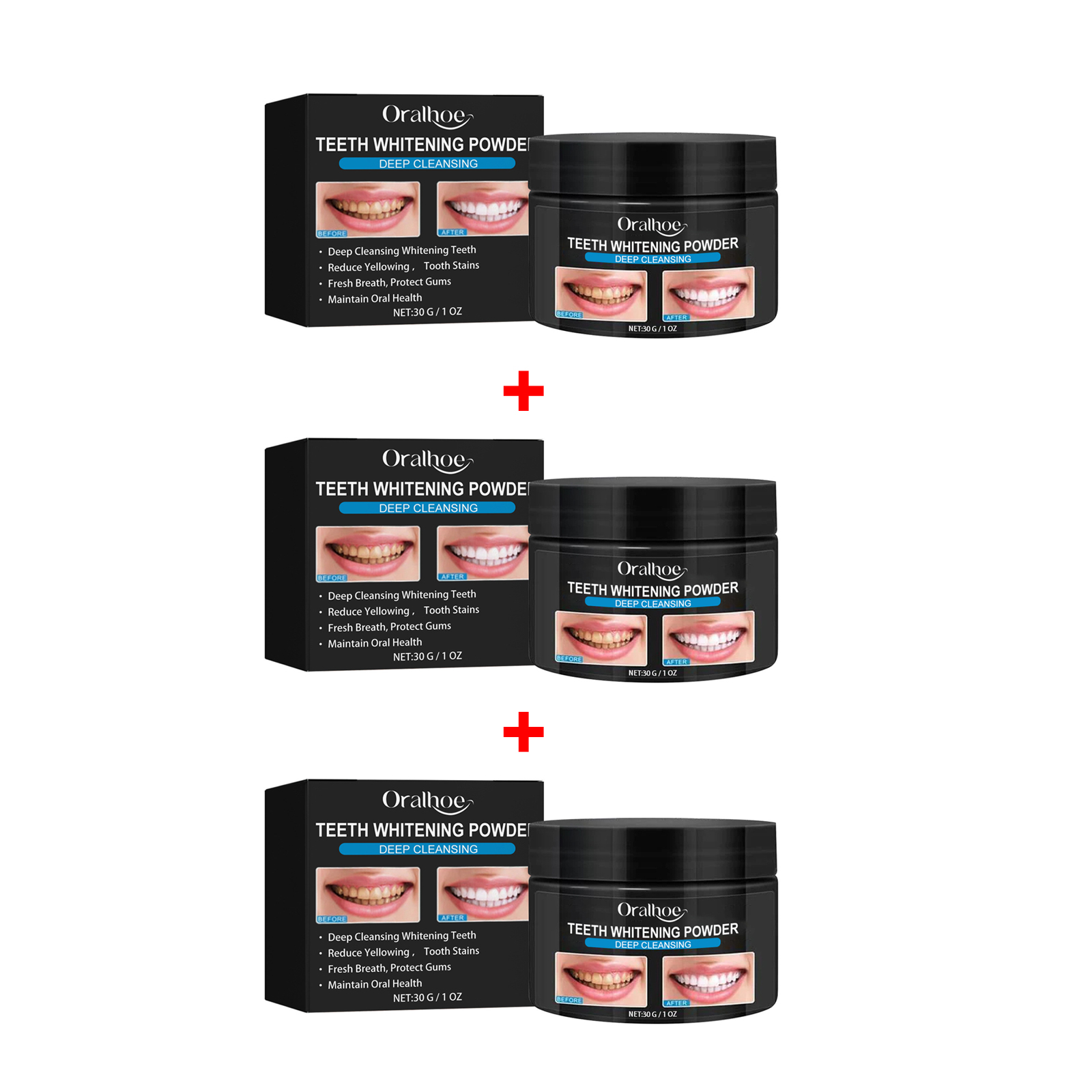 Houtskool Whitening Tanden Poe - Teeth Whitening Charcoal Powder recensie en prijs