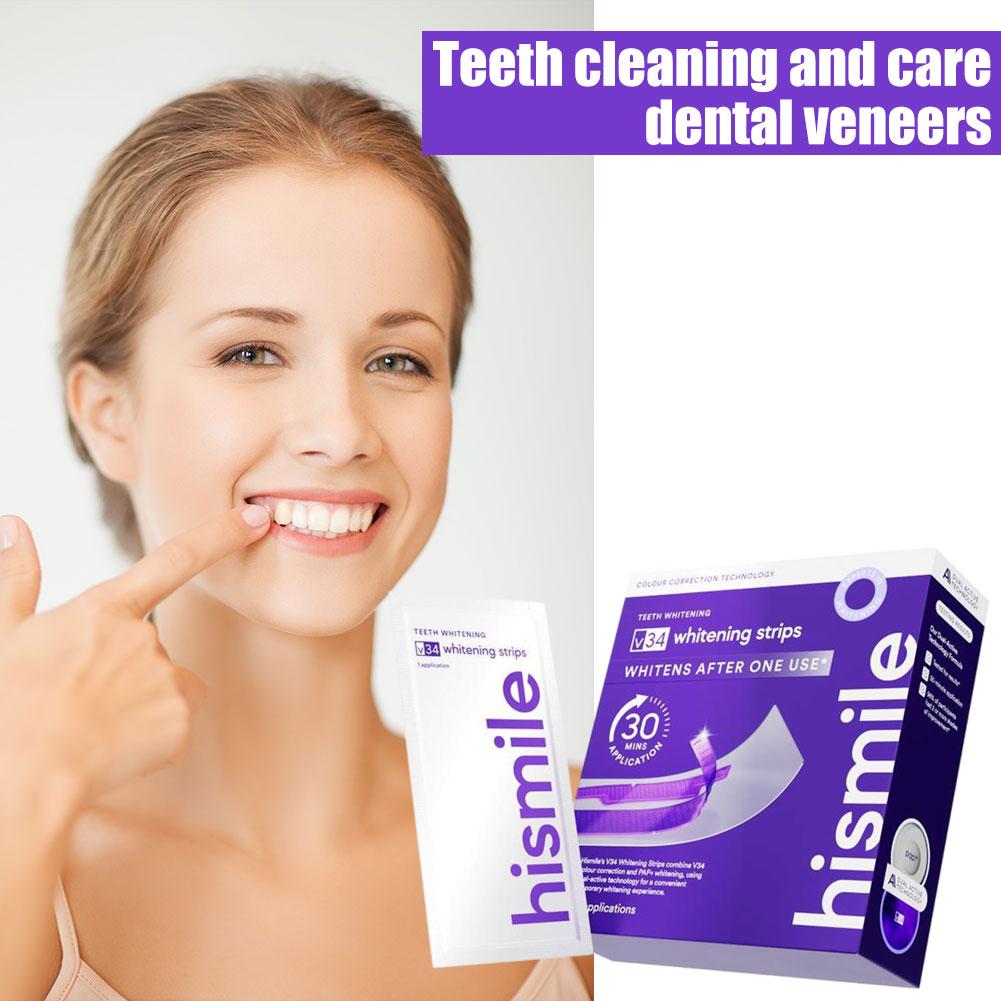 Paarse witmakende tandstrips b - Teeth Whitening Routine recensie en prijs