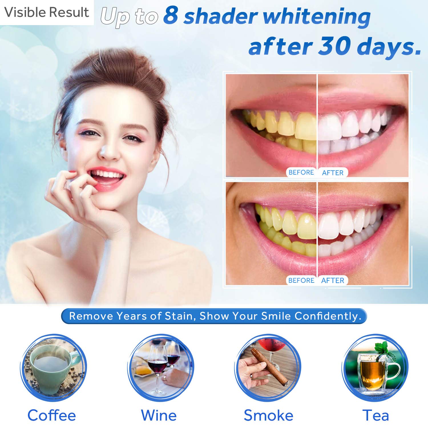 Tanden Whitening Gel Refill Sp - Teeth Whitening Charcoal Powder recensie en prijs