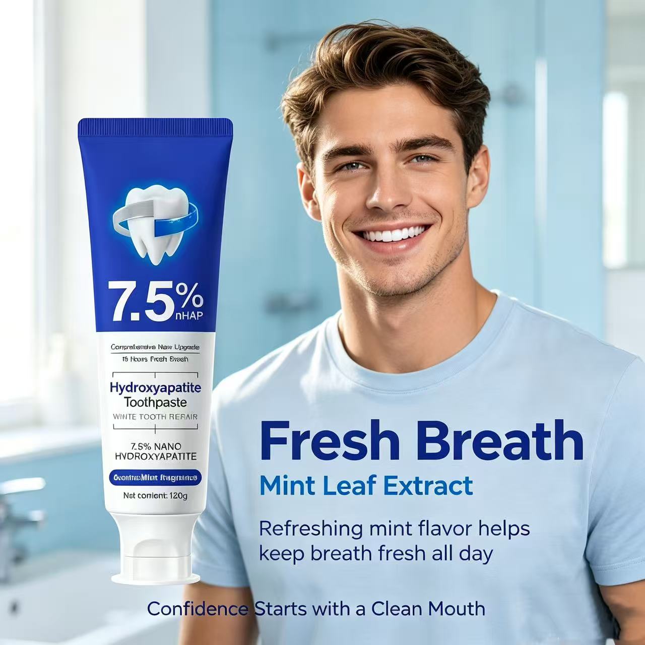 7,5% Nano Hydroxyapatiet Tandp - Teeth Whitening Toothpaste recensie en prijs