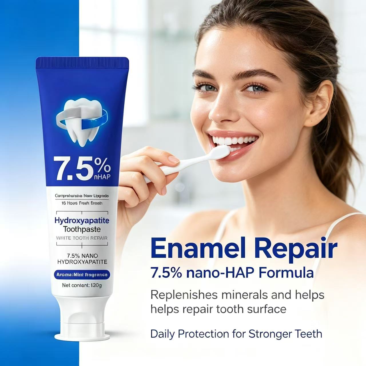 7,5% Nano Hydroxyapatiet Tandp - Teeth Whitening Toothpaste recensie en prijs