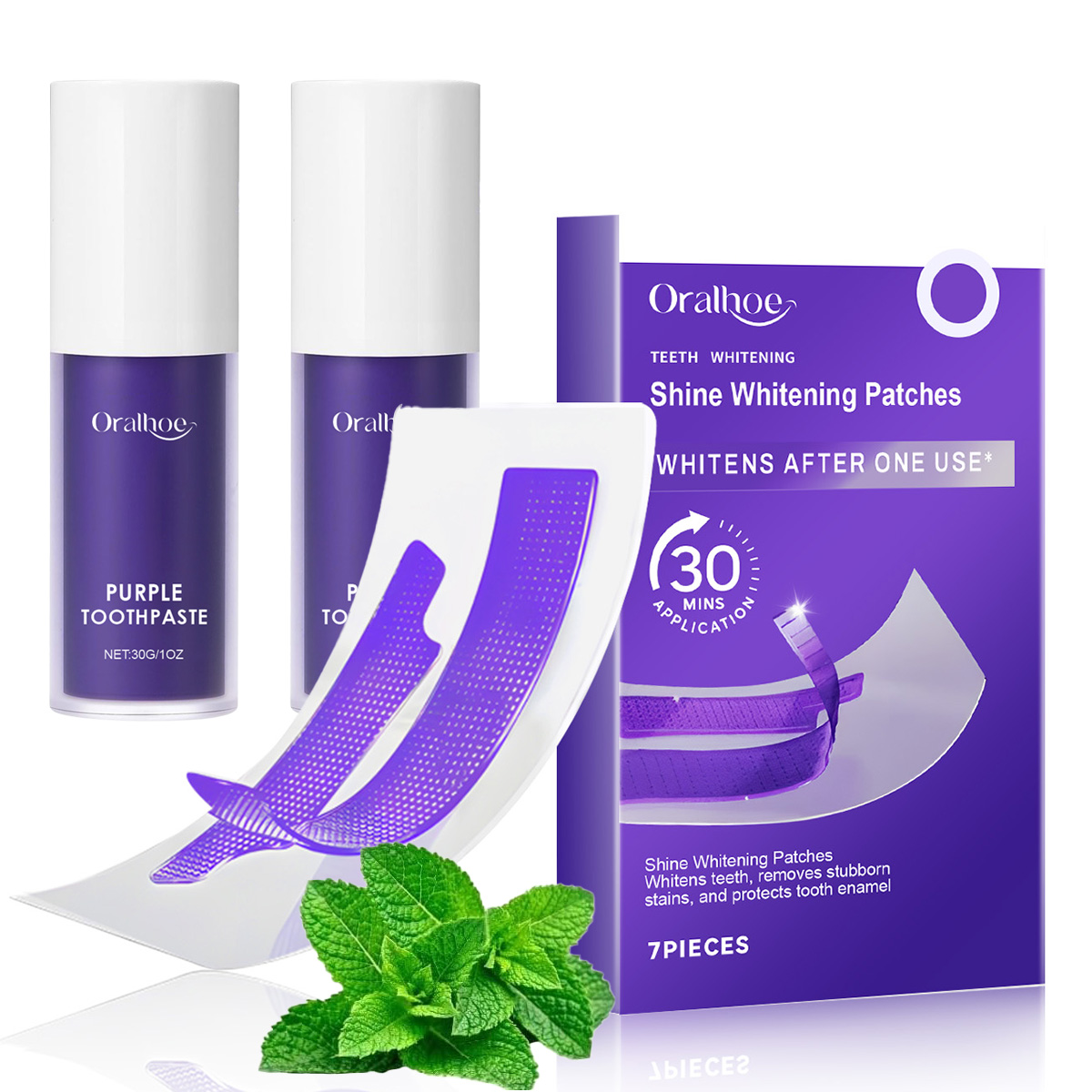 Paarse tandenbleek-comboset –  - Teeth Whitening In Office recensie en prijs
