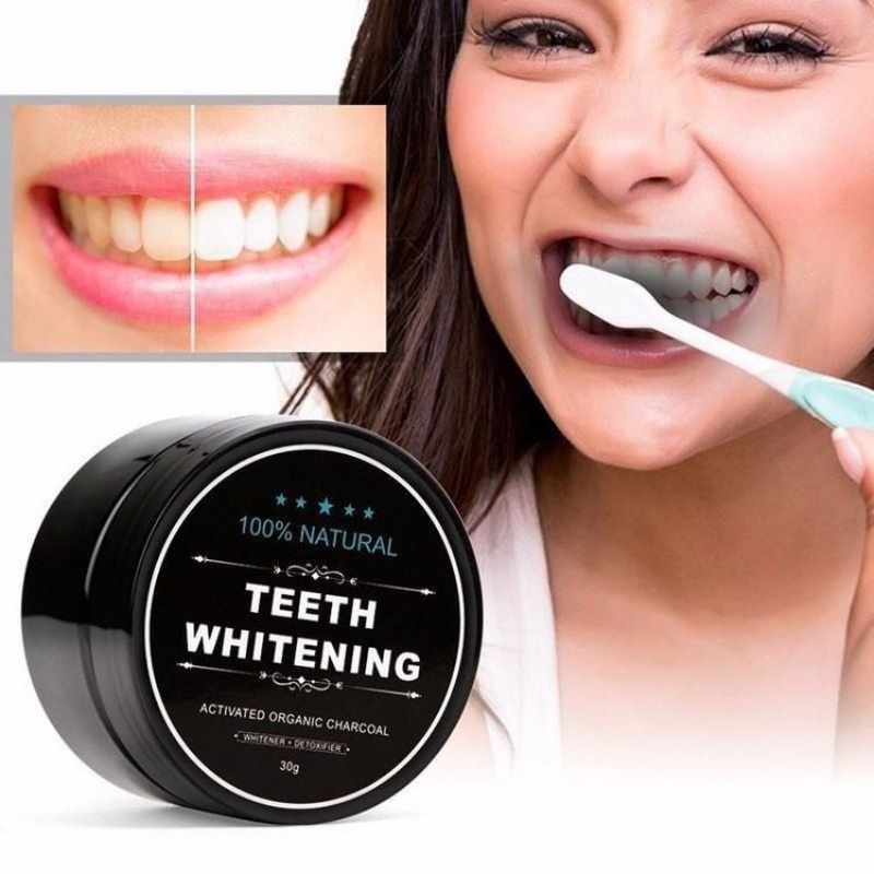 1 doos geactiveerd houtskool t - Teeth Whitening Charcoal Powder recensie en prijs