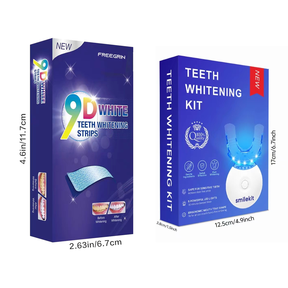 Tandenbleekset - 5X LED-licht  - Teeth Whitening Foam recensie en prijs