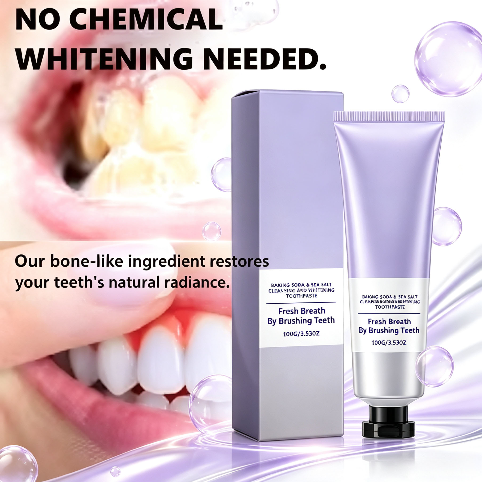 Baking Soda & Zeezout Tandpast - Teeth Whitening Baking Soda recensie en prijs