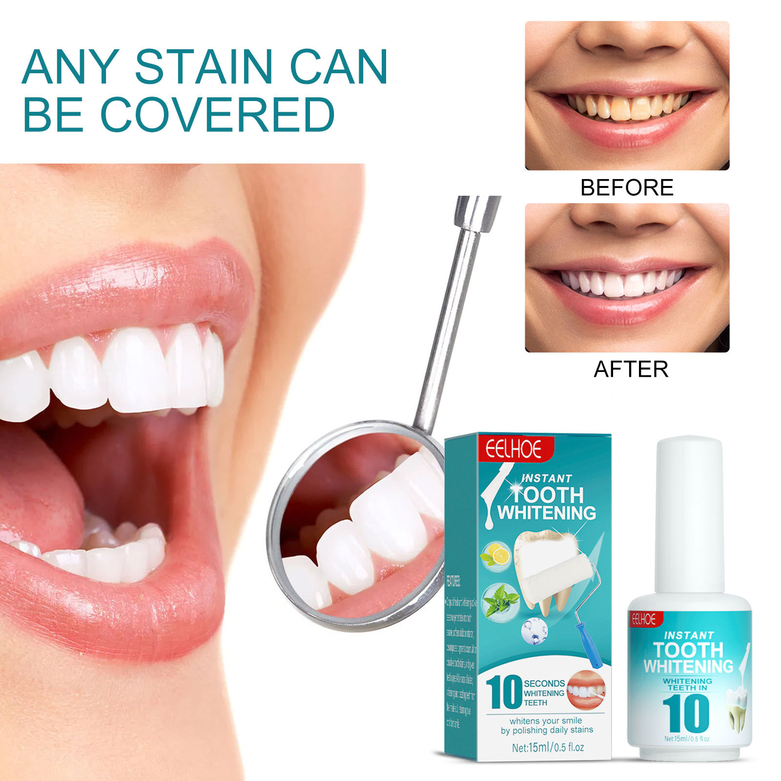 Tandenbleekverf effectief voor - Teeth Whitening Effective recensie en prijs