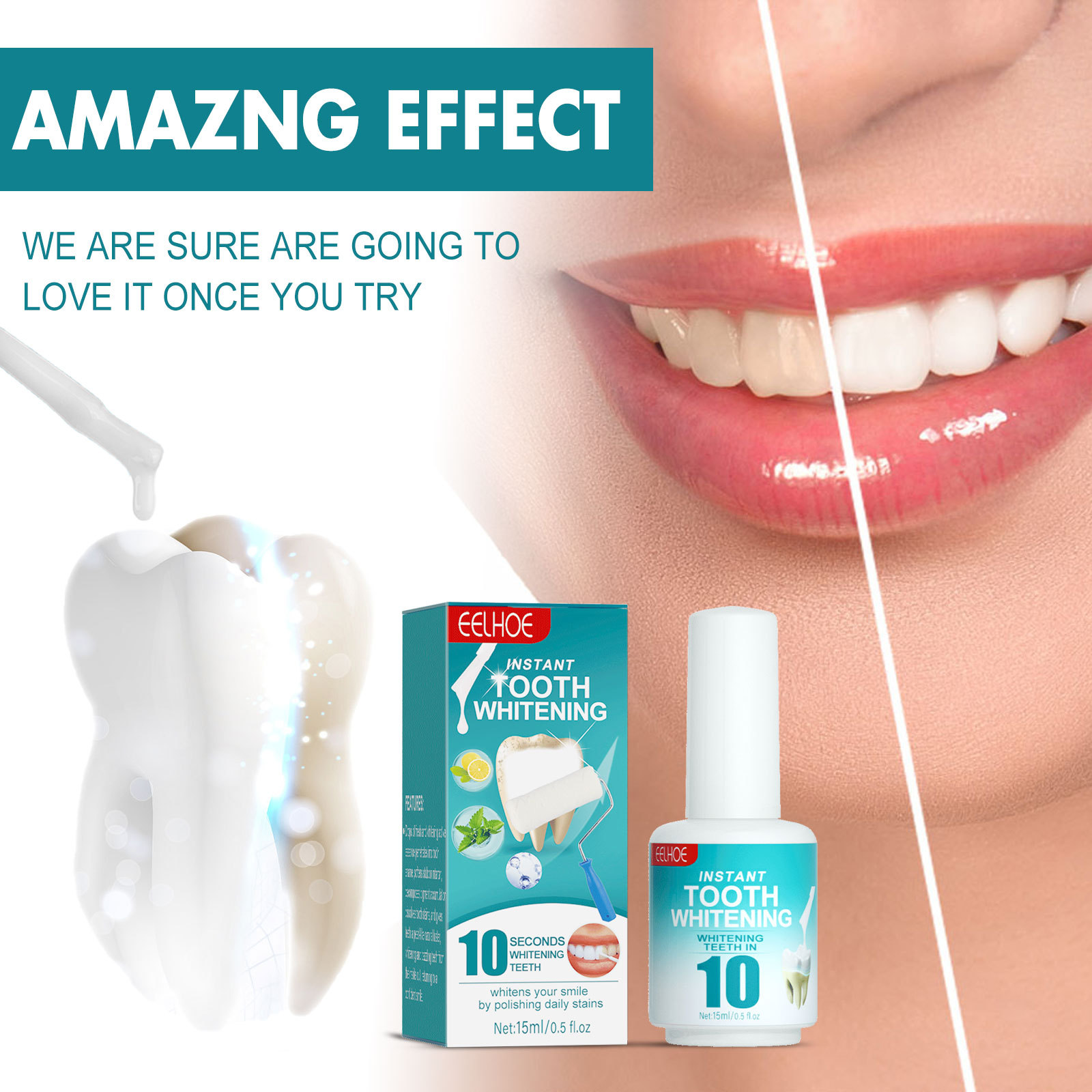 Tandenbleekverf effectief voor - Teeth Whitening Effective recensie en prijs