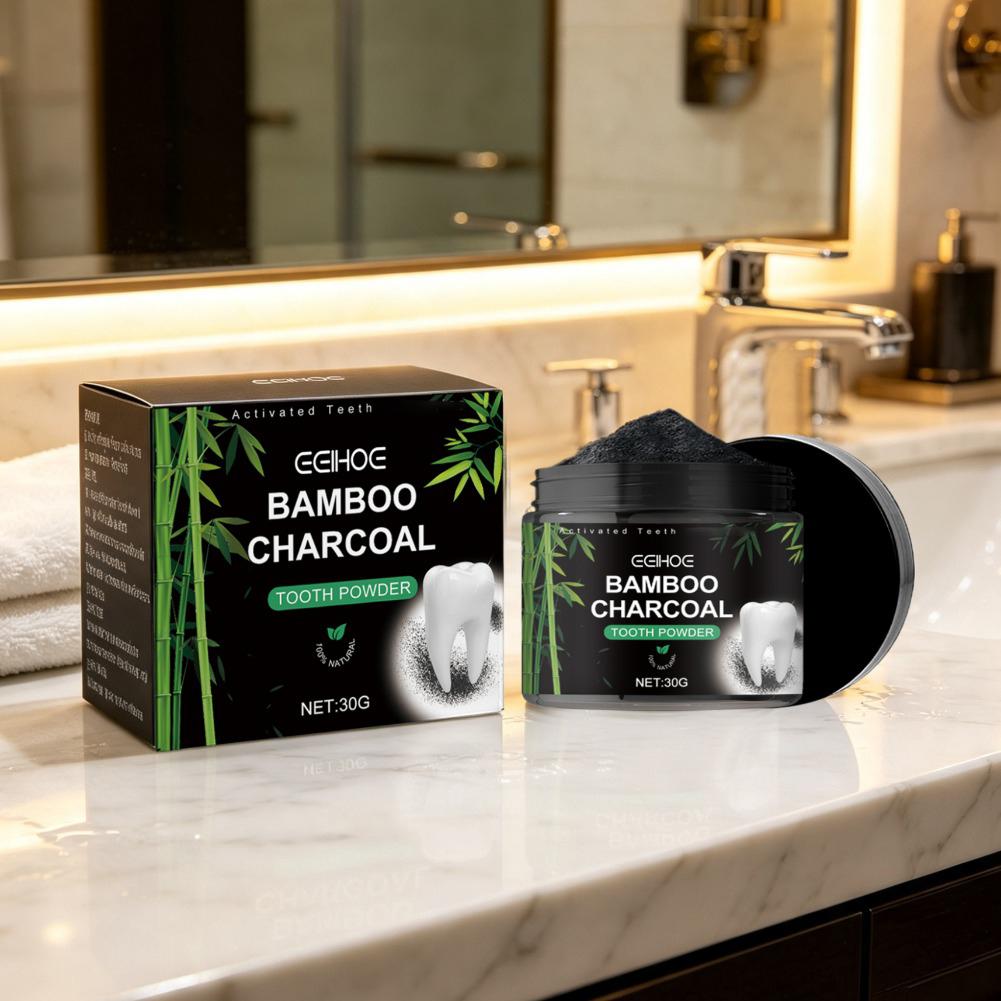 Tandenbleekpoeder, actieve koo - Teeth Whitening Charcoal Powder recensie en prijs