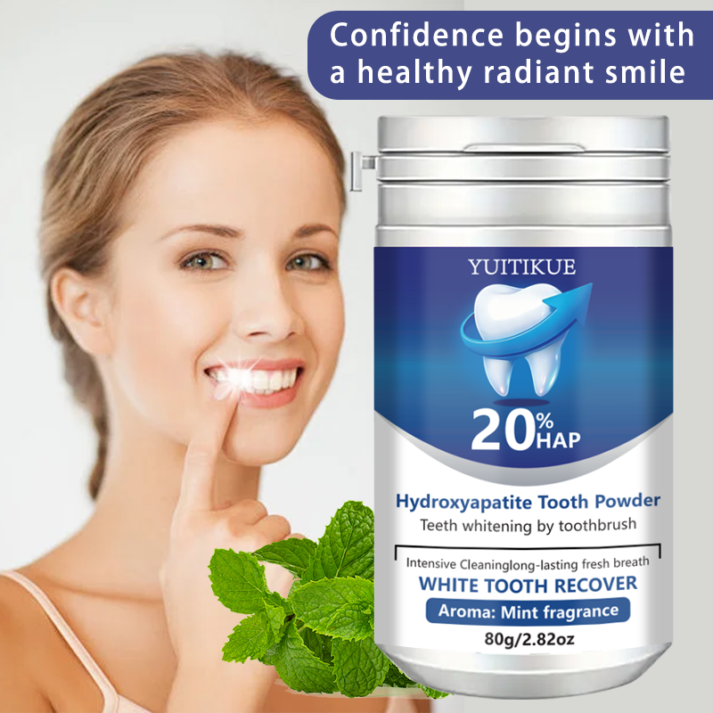 20% HAP Hydroxyapatite Tandpoe - Teeth Whitening Baking Soda recensie en prijs