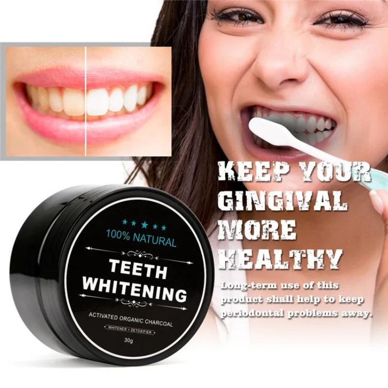 Food Grade Tanden Poeder Houts - Teeth Whitening Charcoal Powder recensie en prijs