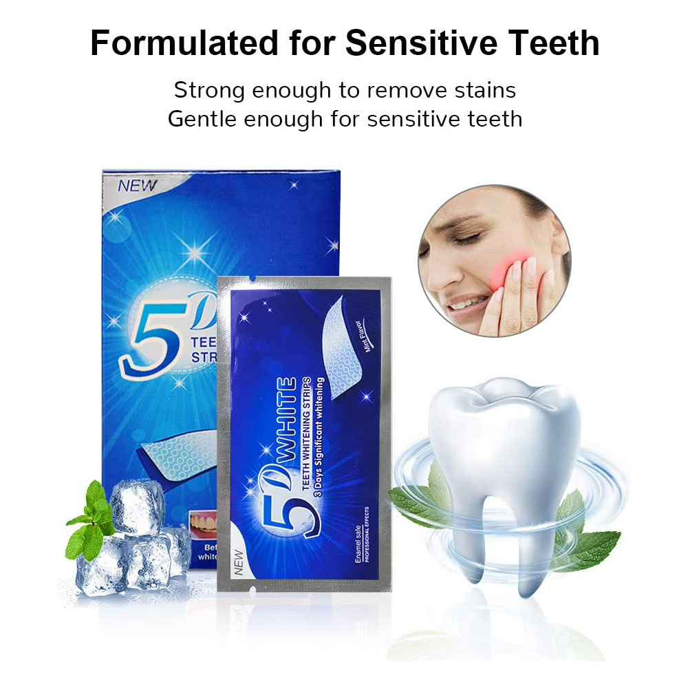 5D Witmakende Tandstrips, Whit - Teeth Whitening Effective recensie en prijs